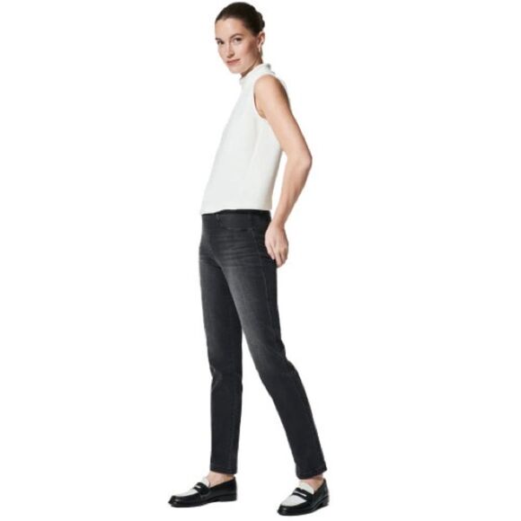 SPANX Denim - NWT SPANX | 20355R Vintage Black Straight Leg Jeans XS‎